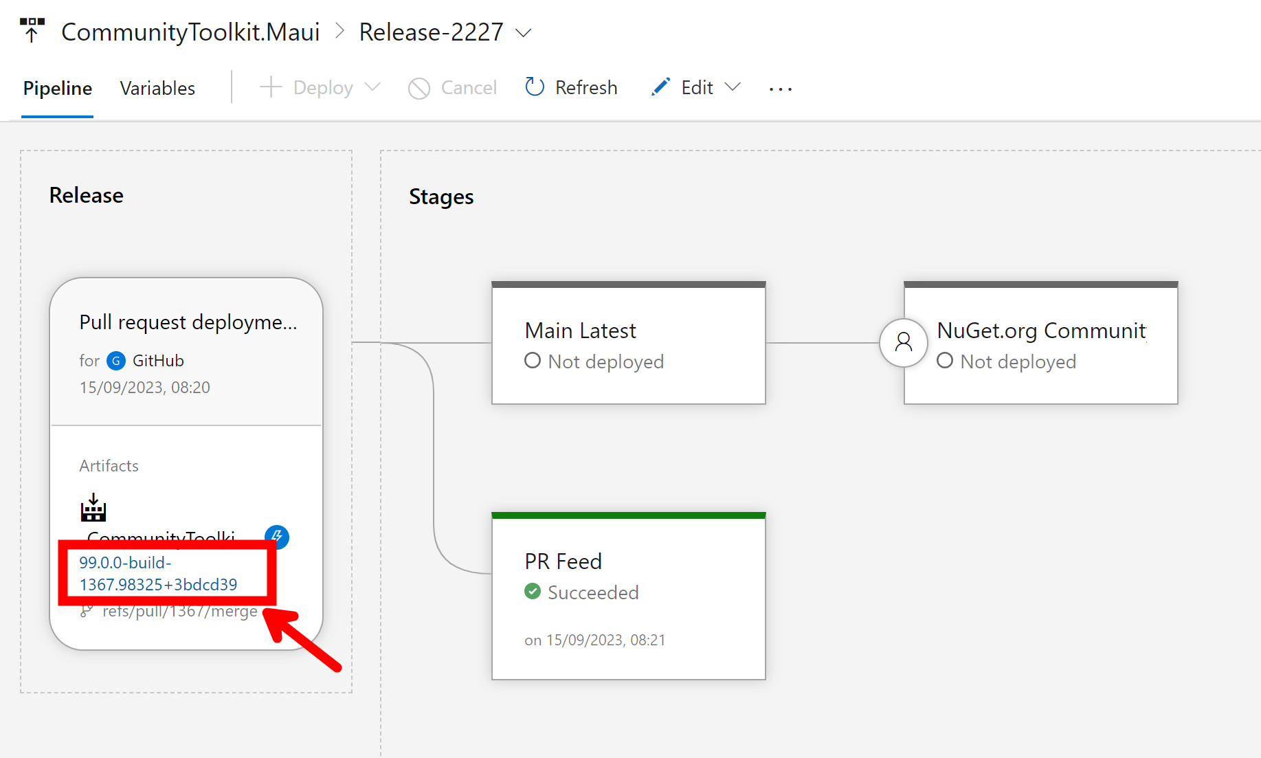 Link to Release Artifacts