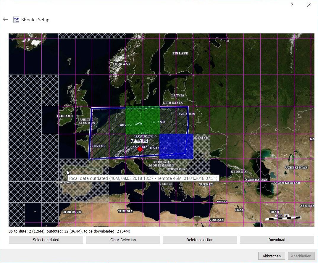 Area overlay