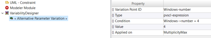 Alternative Parameter Structural