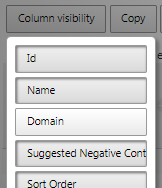 Column Visibility