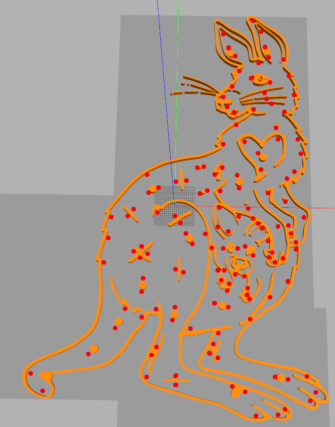 Preliminary 1 field image and victim location.