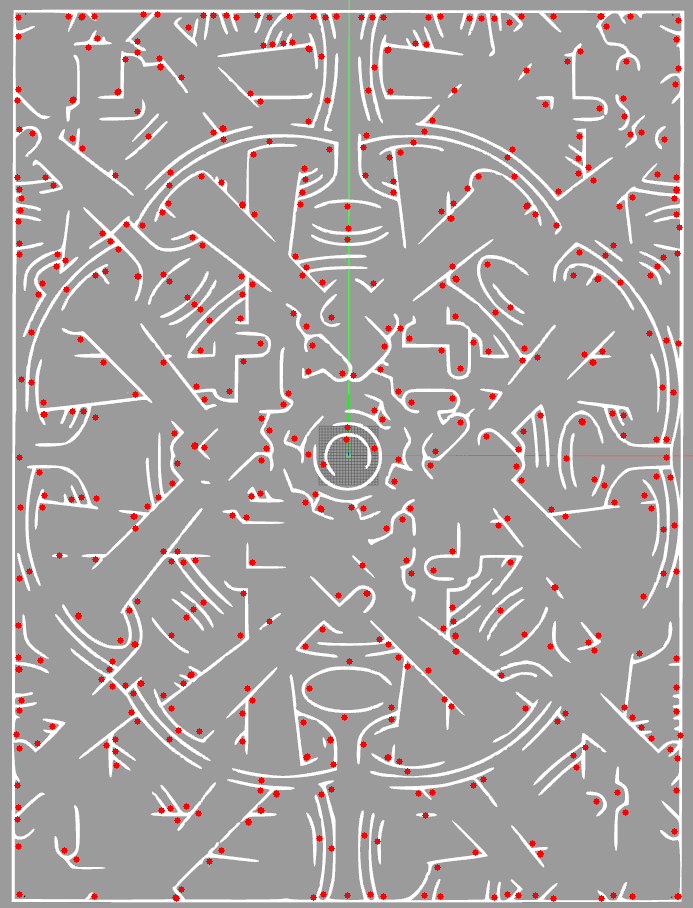 Preliminary 6 field image and victim location.