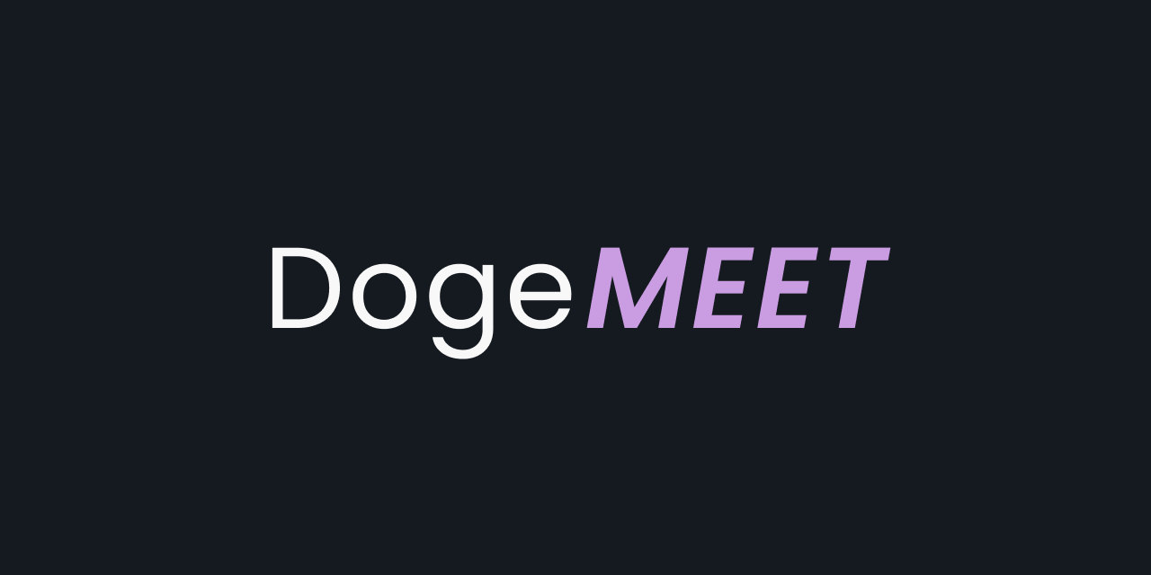 DogeMeet logo banner