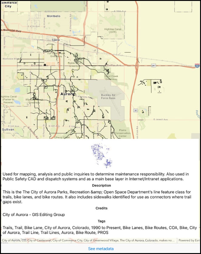 Image of read shapefile metadata