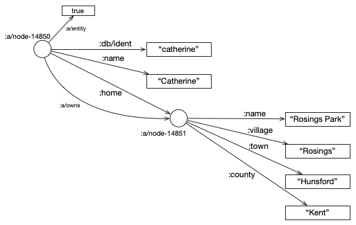 Nested entity graph