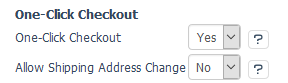 [One Click Checkout]